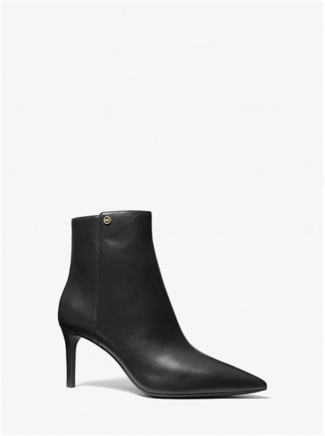 michael kors alina 2 boots|Alina Flex Leather Ankle Boot .